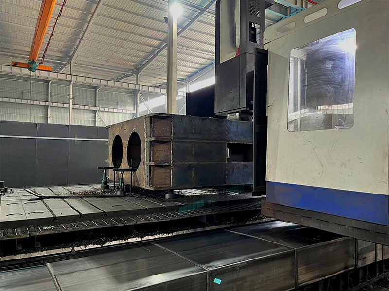 Heavy-duty CNC machining solution for large metal workpieces