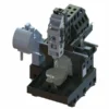 5 axis CNC machining center structure 3D model showing machine frame and axis layout