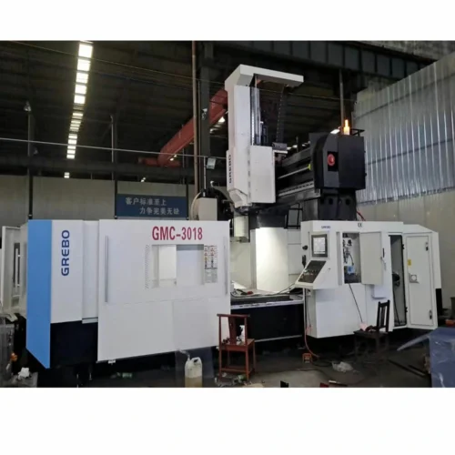 GMC3018 gantry machining center on display in production workshop