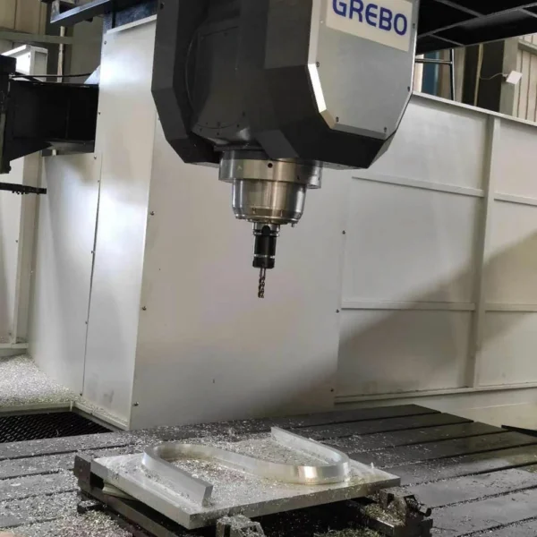 GMC3520 gantry machining center processing automotive component